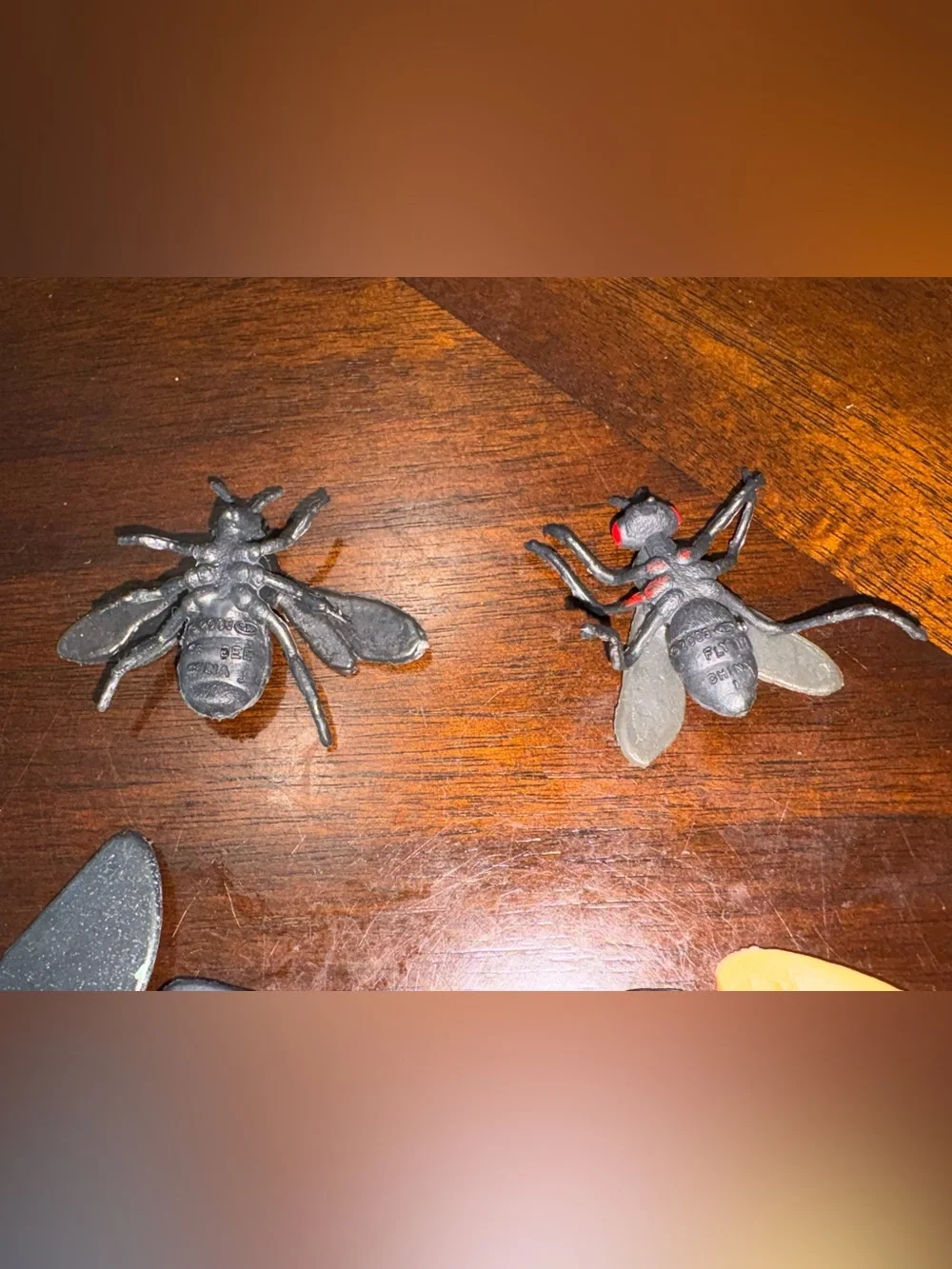 Vintage 1996 butterflies rubber figures